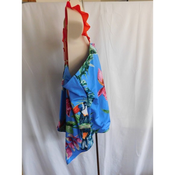 Oasis Swimsuit 3X Womens Toucan One Piece Suit Plus Size 3X - Picture 8 of 13